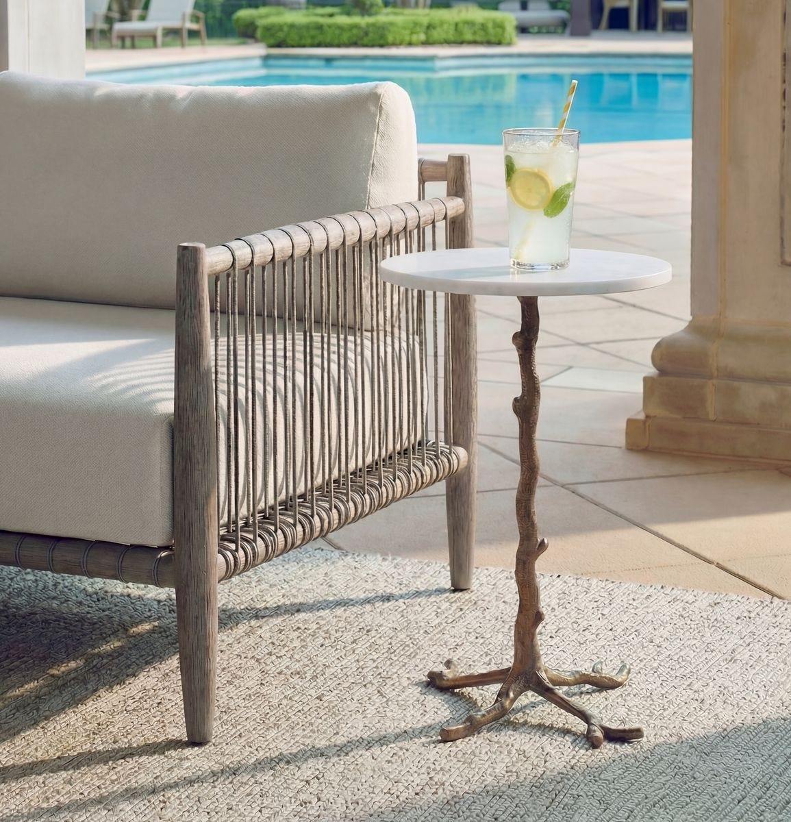 Calais Accent Table - functional accent table with unique design for any room | Image 1 | InSTYLE Home & Rugs