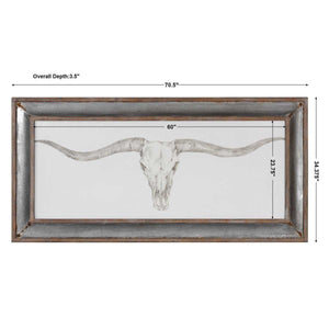 Western Skull Mount Framed Print - timeless artwork that brings character to any space | Image 3 | InSTYLE Home & Rugs