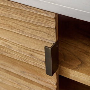 Brinson 4 Door Cabinet - perfect for storage and display | Image 8 | InSTYLE Home & Rugs