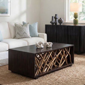 Teak Maze Coffee Table - functional centerpieces for homes | Image 1 | InSTYLE Home & Rugs