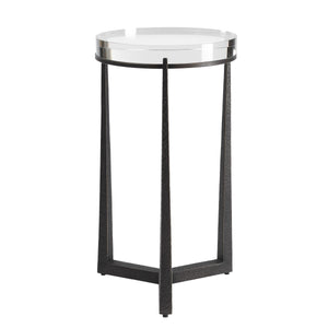 Midas Round Accent Table, Dark Bronze - functional accent table with unique design for any room | Image 5 | InSTYLE Home & Rugs