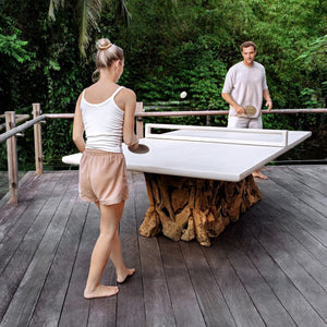 Stonewood Indoor-Outdoor Ping Pong Dining Table, 2 CARTONS - perfect for family meals | Image 4 | InSTYLE Home & Rugs