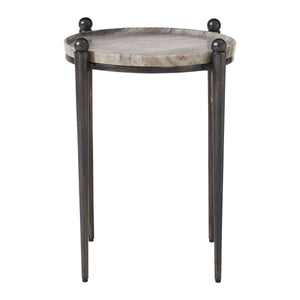Nahunta Accent Table, Dark Bronze - small accent table with storage for a clutter-free space | Image 2 | InSTYLE Home & Rugs