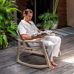 Sumba Outdoor Rocking Chair - durable construction for long-lasting use | Image 3 | InSTYLE Home & Rugs