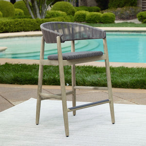Dermott Outdoor Counter Stool - ergonomic design for comfort | Image 1 | InSTYLE Home & Rugs
