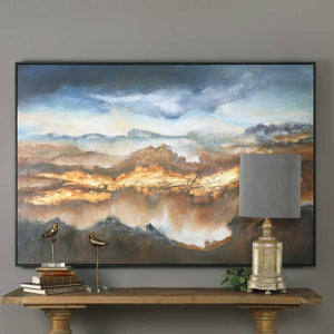 Valley Of Light Hand Painted Canvas - timeless artwork that brings character to any space | Image 1 | InSTYLE Home & Rugs