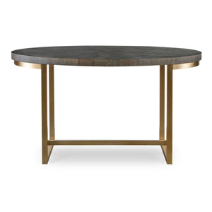 Taja Oval Desk - stylish desk for modern spaces | Image 1 | InSTYLE Home & Rugs