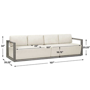 Remsen 4 Seater Outdoor Sofa - comfortable sofa for modern living | Image 15 | InSTYLE Home & Rugs