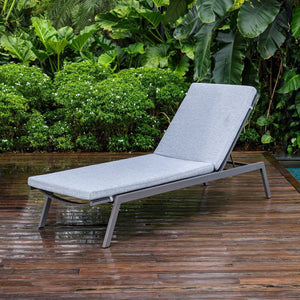 Bea Outdoor Pool Chaise Cushion - supportive cushion for enhanced comfort and relaxation | Image 1 | InSTYLE Home & Rugs