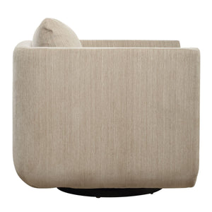 Abound Swivel Chair, Porcelain - comfortable seating for dining and office spaces | Image 5 | InSTYLE Home & Rugs