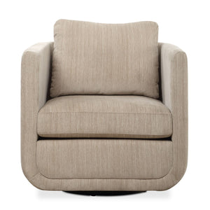 Abound Swivel Chair, Porcelain - comfortable seating for dining and office spaces | Image 2 | InSTYLE Home & Rugs