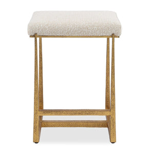Midas Counter Stool, Gold - ergonomic design for comfort | Image 2 | InSTYLE Home & Rugs