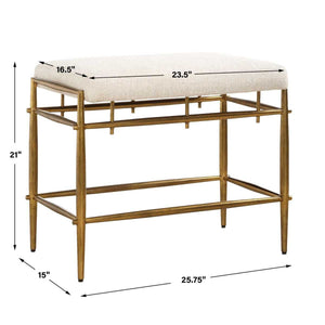 Karleen Small Bench - durable bench with modern style | Image 8 | InSTYLE Home & Rugs