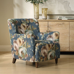 Lainey Armchair, Floral - upholstered armchair with padded comfort | Image 4 | InSTYLE Home & Rugs