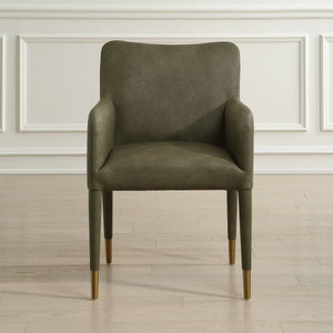 Conifer Dining Armchair, Pine - modern accent armchair for stylish interiors | Image 1 | InSTYLE Home & Rugs