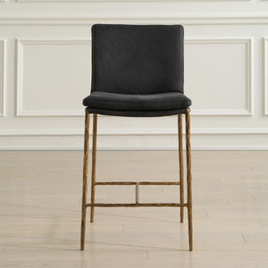 Ascend Counter Stool, Charcoal - ergonomic design for comfort | Image 1 | InSTYLE Home & Rugs