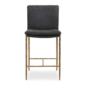 Ascend Counter Stool, Charcoal - ergonomic design for comfort | Image 2 | InSTYLE Home & Rugs