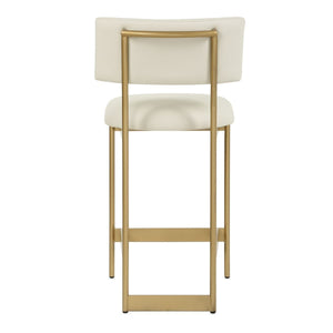 Apsley Counter Stool, Gold - perfect for modern counters | Image 6 | InSTYLE Home & Rugs
