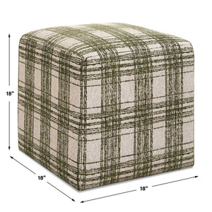Joie Ottoman, Ireland Plaid - perfect footrests with style | Image 6 | InSTYLE Home & Rugs