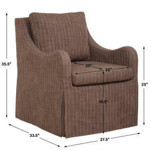Luisa Swivel Chair - comfortable seating for dining and office spaces | Image 9 | InSTYLE Home & Rugs