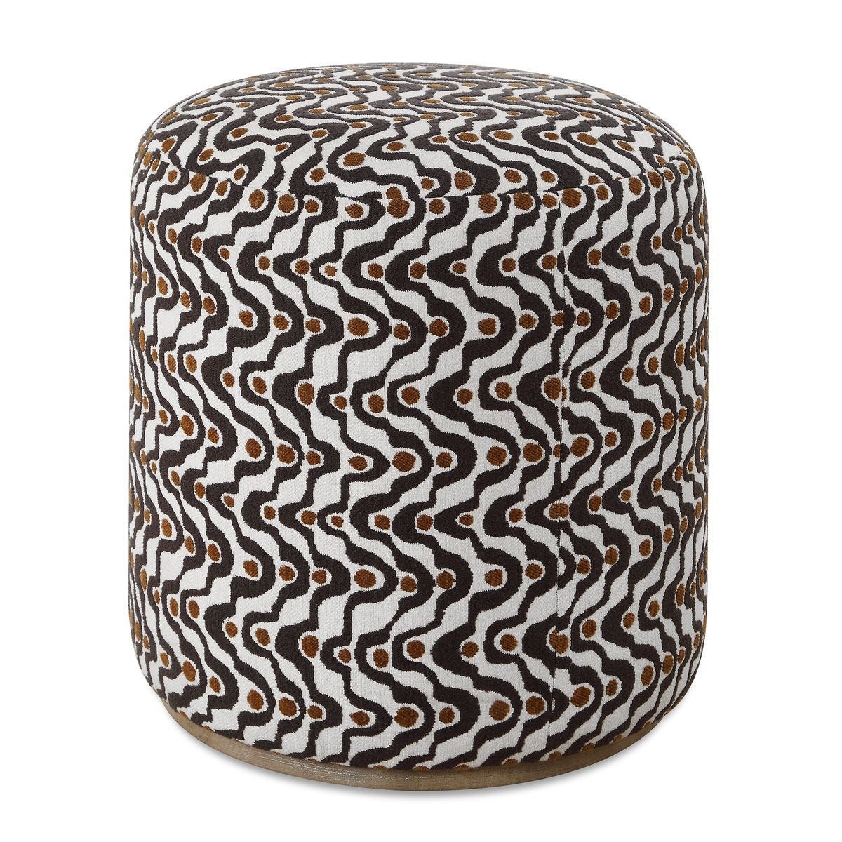 Cas Ottoman, Espresso - chic ottoman for living rooms | Image 2 | InSTYLE Home & Rugs