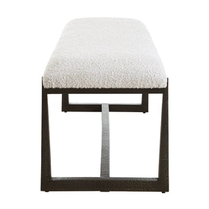 Midas Bench, Black - perfect for entryways or patios | Image 5 | InSTYLE Home & Rugs