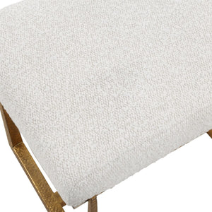Midas Small Bench, Gold - stylish bench for any space | Image 6 | InSTYLE Home & Rugs