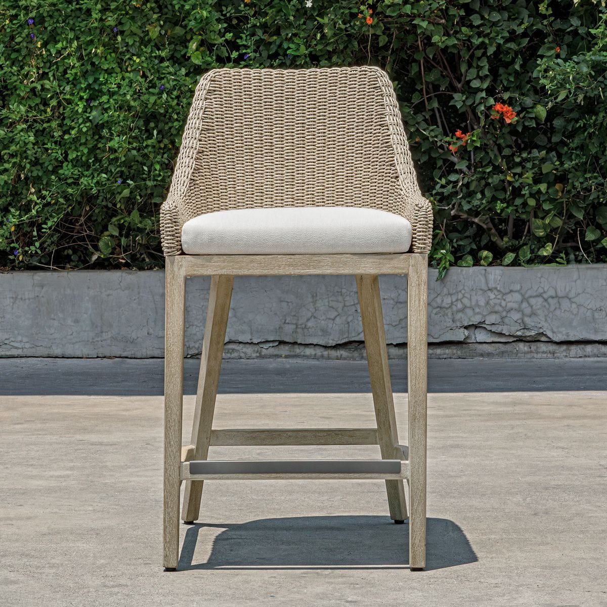 Paloma Outdoor Counter Stool - sleek stools for kitchen bars | Image 1 | InSTYLE Home & Rugs