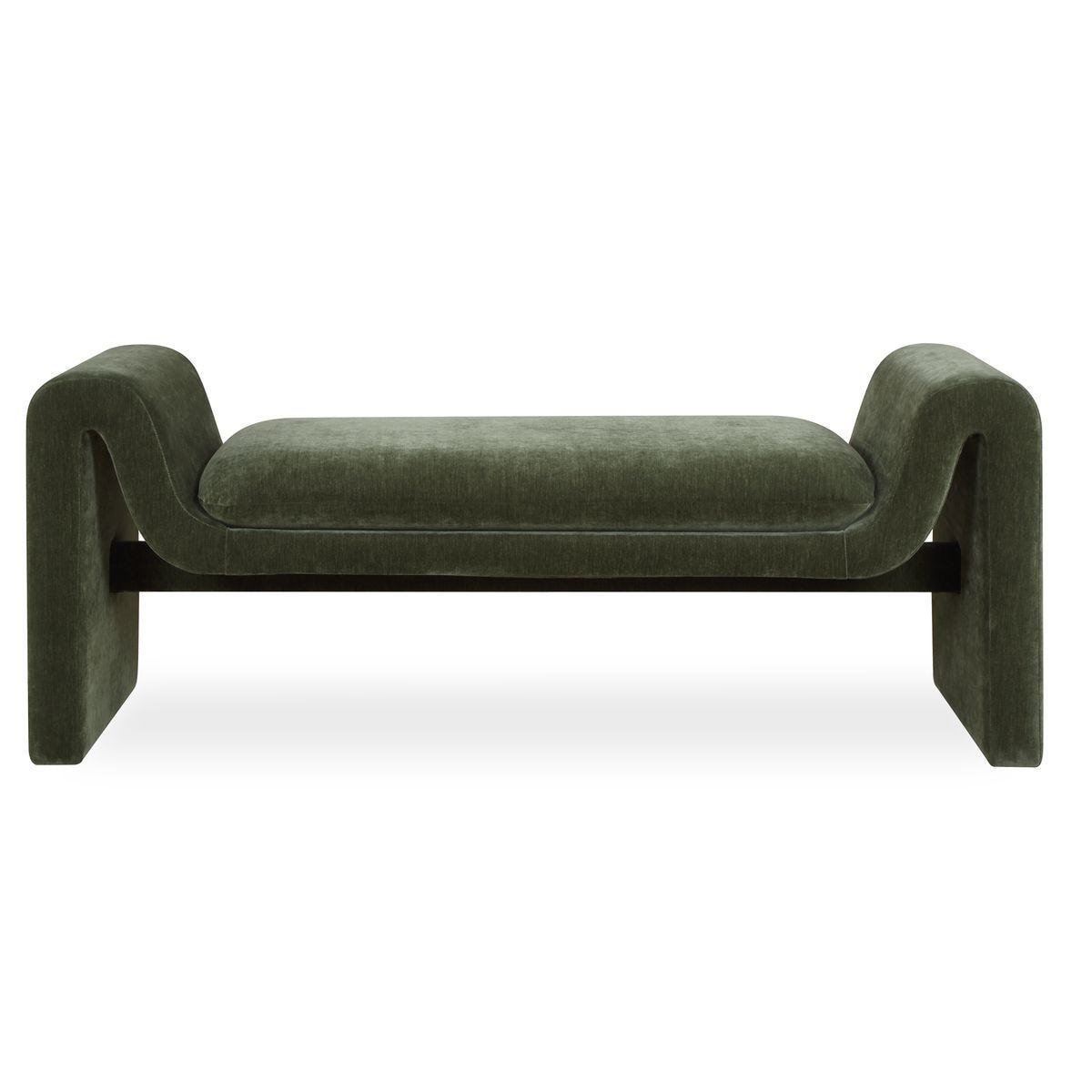 Manson Bench, Moss - perfect for entryways or patios | Image 2 | InSTYLE Home & Rugs