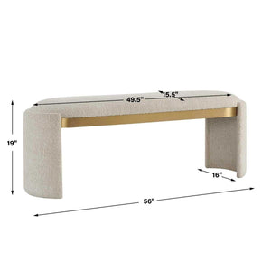 Serena Bench - stylish bench for any space | Image 8 | InSTYLE Home & Rugs