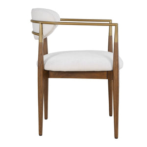 Moxie Dining Arm Chair, Walnut - comfortable seating for dining and office spaces | Image 5 | InSTYLE Home & Rugs