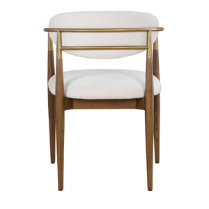 Moxie Dining Arm Chair, Walnut - comfortable seating for dining and office spaces | Image 6 | InSTYLE Home & Rugs