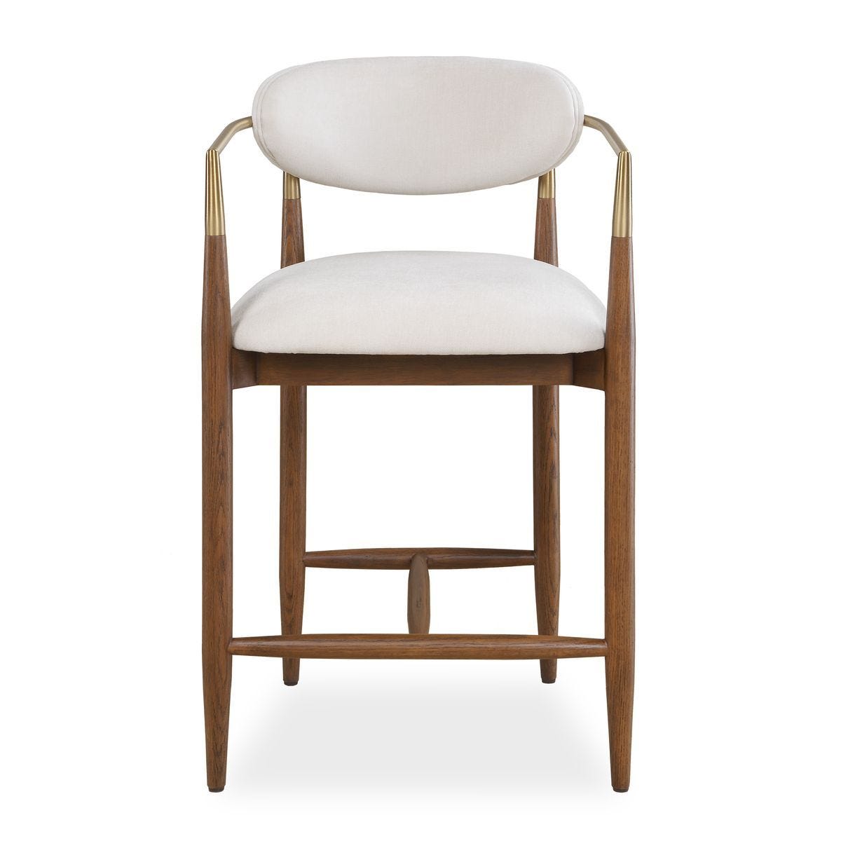 Moxie Counter Stool, Walnut - perfect for modern counters | Image 2 | InSTYLE Home & Rugs