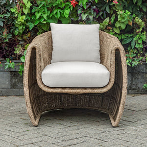Tropic Outdoor Lounge Chair, Golden Flax 53130 - comfortable chairs for relaxation | Image 3 | InSTYLE Home & Rugs