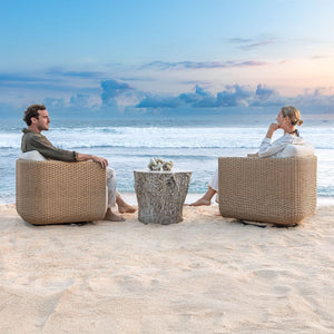 Santorini Outdoor Swivel Lounge Chair - stylish lounge chairs for any room | Image 12 | InSTYLE Home & Rugs