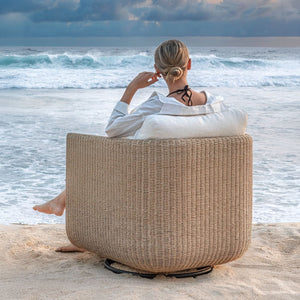 Santorini Outdoor Swivel Lounge Chair - stylish lounge chairs for any room | Image 13 | InSTYLE Home & Rugs