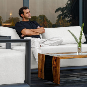 Remsen Outdoor 3 Seater Sofa, Java Black/Oyster - luxury sofa for any space | Image 13 | InSTYLE Home & Rugs