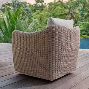 Sunset Outdoor Swivel Lounge Chair - perfect for casual unwinding | Image 10 | InSTYLE Home & Rugs