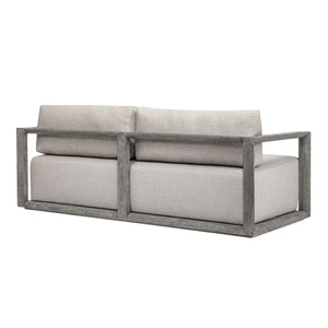 Remsen Outdoor 3 Seater Sofa, Weathered Gray/Dove - comfortable sofa for modern living | Image 5 | InSTYLE Home & Rugs