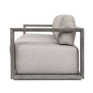 Remsen 4 Seater Outdoor Sofa, Weathered Gray/Dove - comfortable sofa for modern living | Image 3 | InSTYLE Home & Rugs