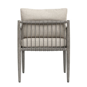 Borneo Outdoor Dining Chair, Dove - elegant seating for dining areas | Image 4 | InSTYLE Home & Rugs
