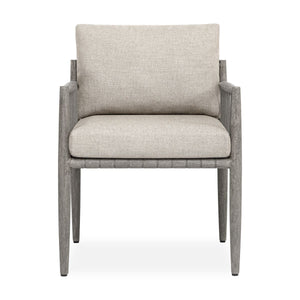 Borneo Outdoor Dining Chair, Dove - elegant seating for dining areas | Image 1 | InSTYLE Home & Rugs