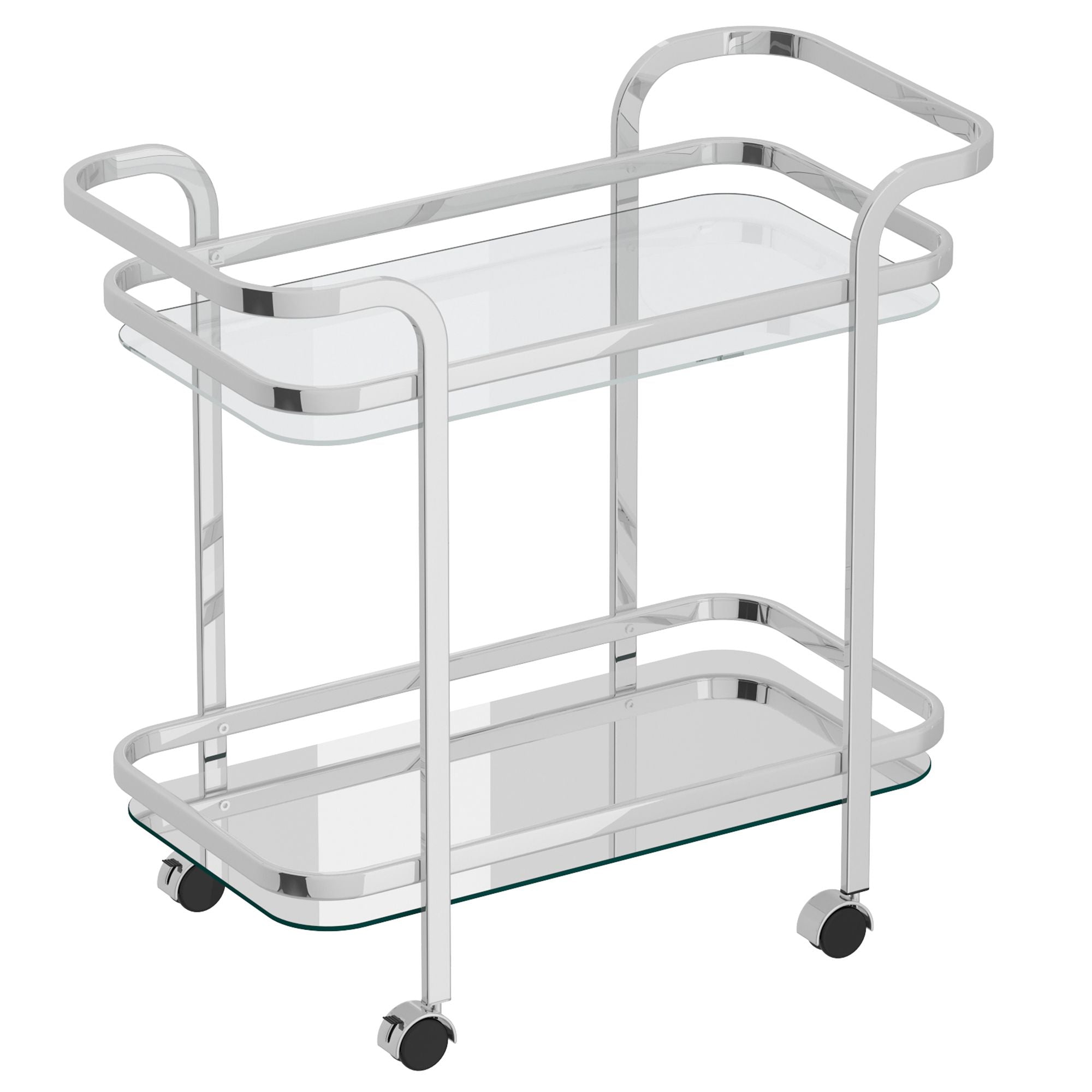 Zedd 2-tier Bar Cart - available in various heights | Image 1 | InSTYLE Home & Rugs
