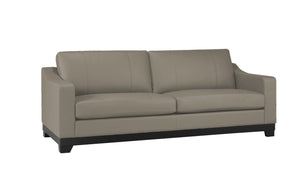 Newport Genuine Leather Sofa — Luxury sofa for any space in Toronto | Light Gray