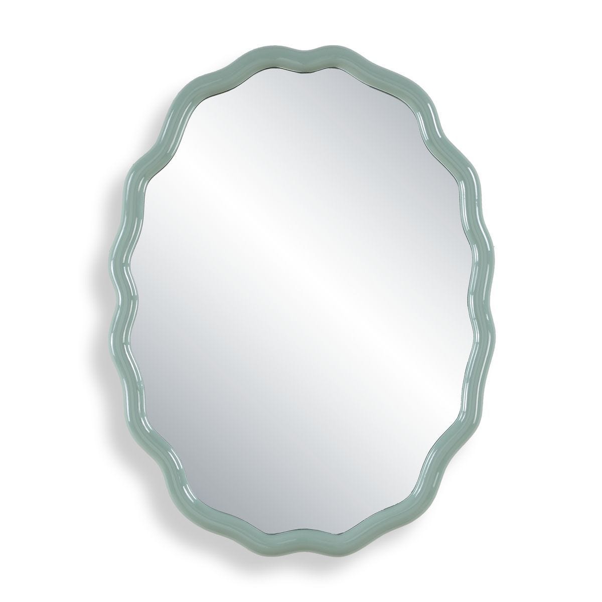 Isly Oval Mirror - perfect for enhancing light and creating a sense of space | Image 1 | InSTYLE Home & Rugs