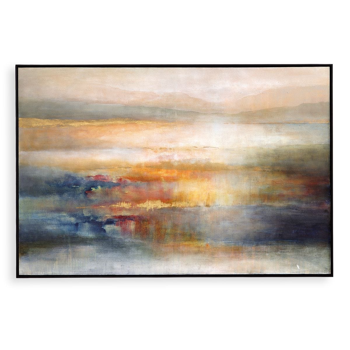 Seafaring Dusk Hand Painted Canvas - timeless artwork that brings character to any space | Image 1 | InSTYLE Home & Rugs