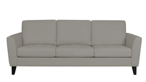 Draper Genuine Leather Sofa — Luxury sofa for any space in Toronto | Light Gray