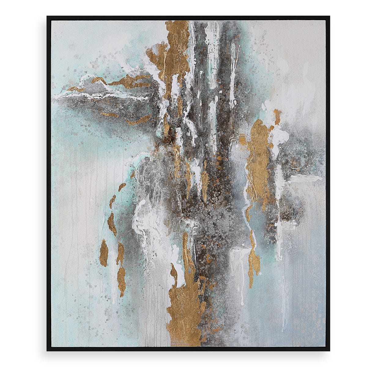 Mountain Mist Hand Painted Canvas - timeless artwork that brings character to any space | Image 1 | InSTYLE Home & Rugs