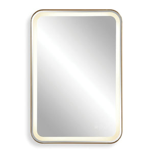 Crofton Lighted Vanity Mirror, Brass - available in various shapes, sizes, and frame styles | Image 1 | InSTYLE Home & Rugs