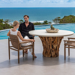 Stonewood Indoor-Outdoor Dining Table, 2 Cartons - elegant table for dining rooms | Image 2 | InSTYLE Home & Rugs